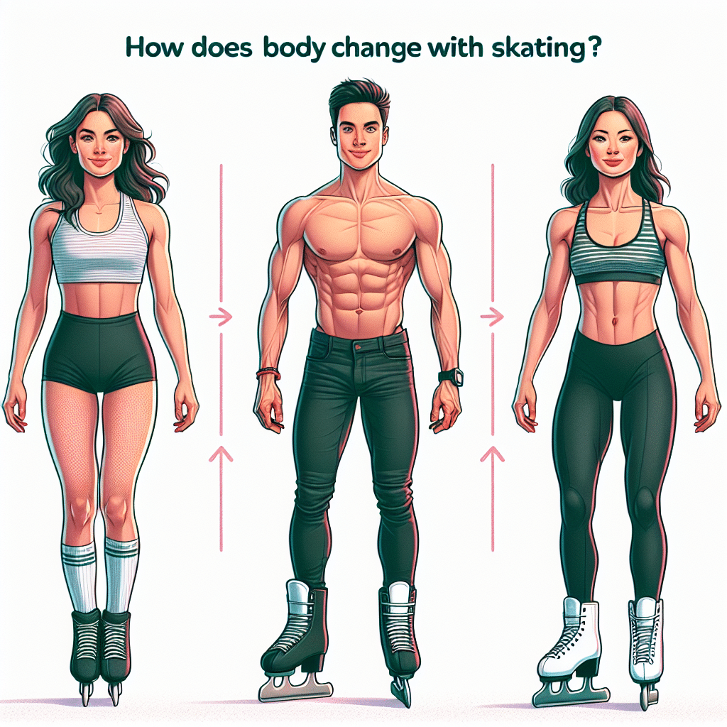 ¿Como cambia el cuerpo con el patinaje