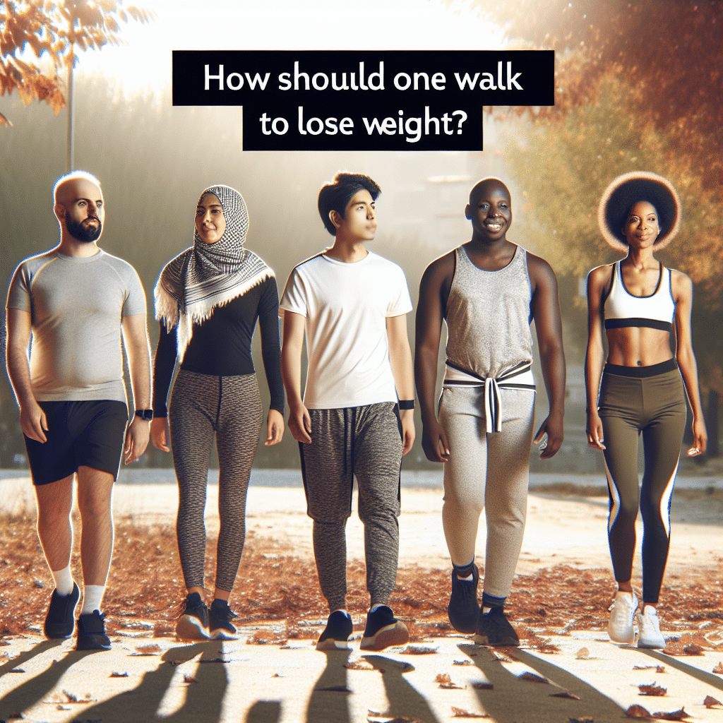 ¿Como se debe caminar para bajar de peso